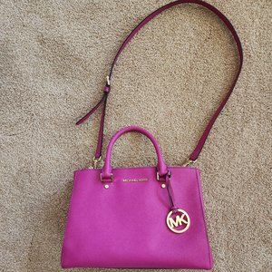 Michael Kors Hot Pink Crossbody Bag